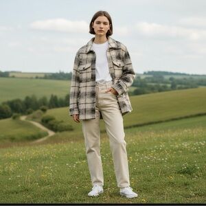 Joie Women’s Zippered Flannel Shacket, S